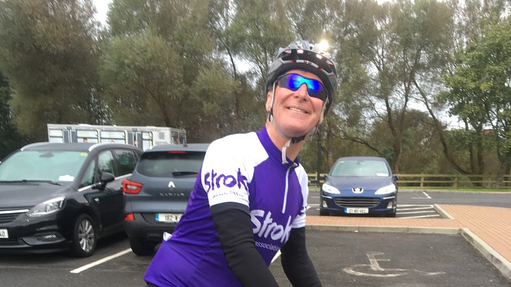 Wiltshire stroke survivor reaches a fundraising success for the Stroke Association by cycling the length of Ireland