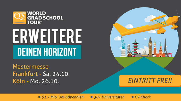 QS World Grad School + MBA Tour geht in eine neue Runde