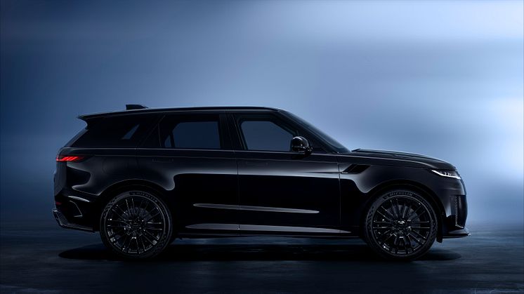 Helsvart: Nye Range Rover Sport SV Black Edition får monokrom behandling for ultimat sportslig luksus