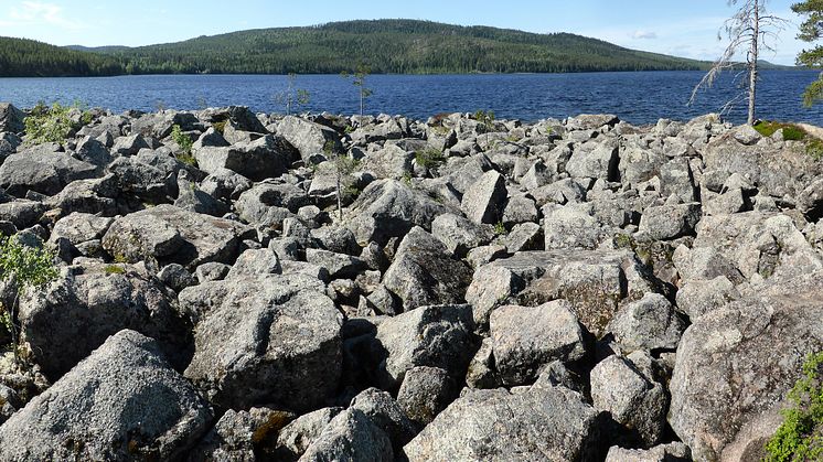 Ny förklaring till hur svenska stenblocksfält uppstått