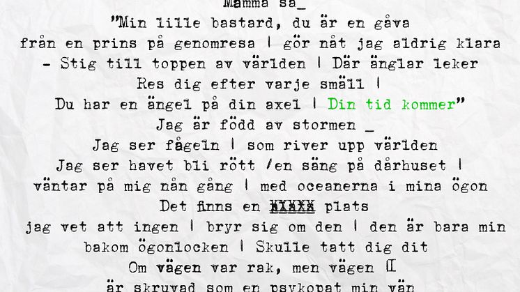 Håkan Hellström släpper idag nya singeln ”Din Tid Kommer”