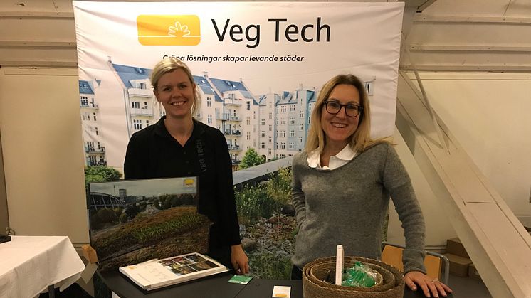 Erika och Clara från Veg Tech