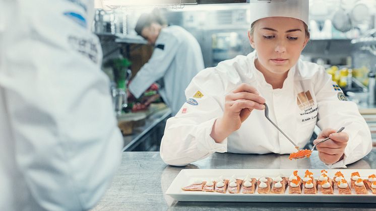 Svenska Kocklandslaget komponerar Viking Lines julbord 