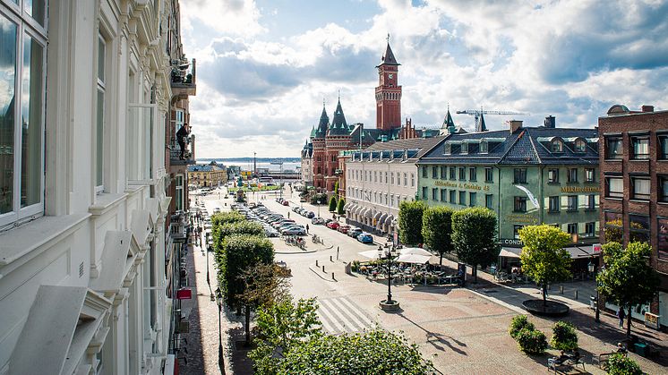 Färre helsingborgare kände sig otrygga ute på kvällen 2023 jämfört med föregående år. Foto: Lotta Wittinger