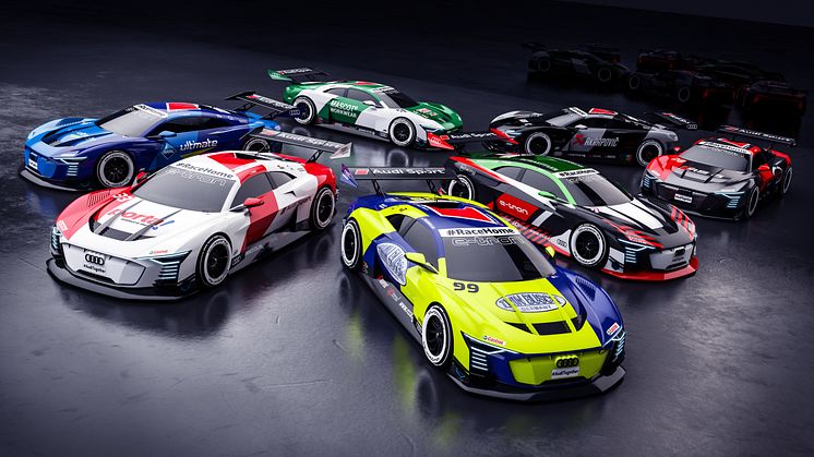 Audi-kørere i e-sport løbsserie for at støtte motorsporten