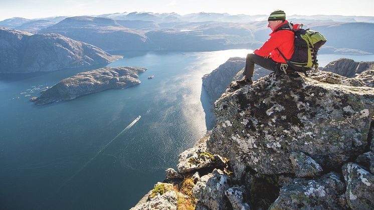 Hornelen is the highest sea cliff in Europe. Photo: Sverre Hjørnevik / Fjord Norway
