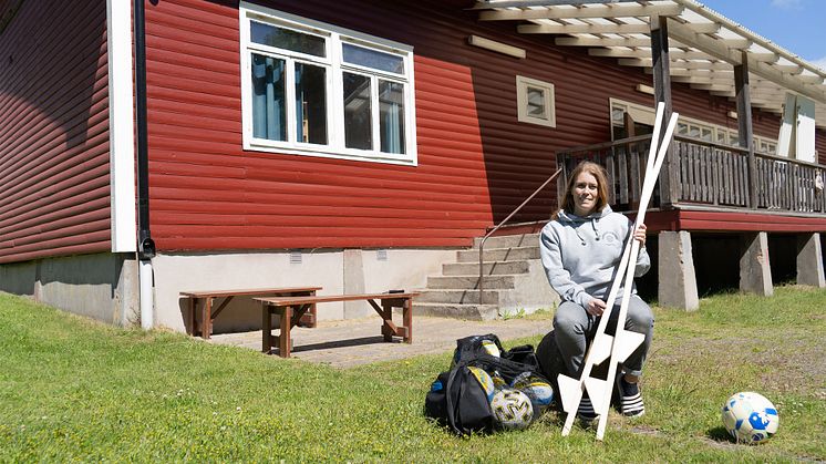 Linda Jenvén, kolloföreståndare på årets sommarkollo i Magnarp