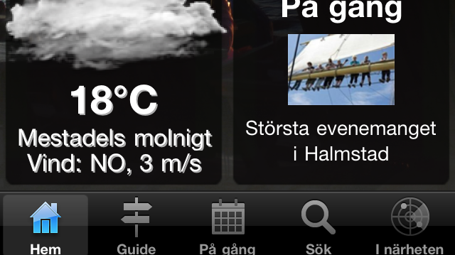 Halmstads officiella app lanseras lagom till The Tall Ships Races 