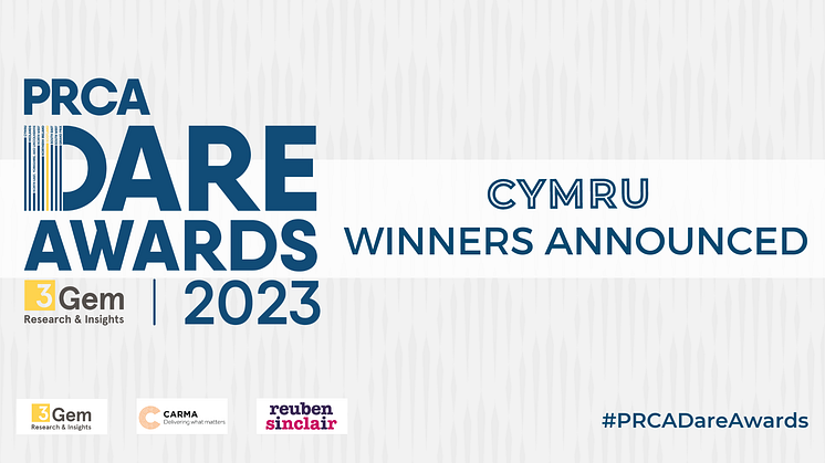 Winners of PRCA DARE Awards 2023 Cymru announced