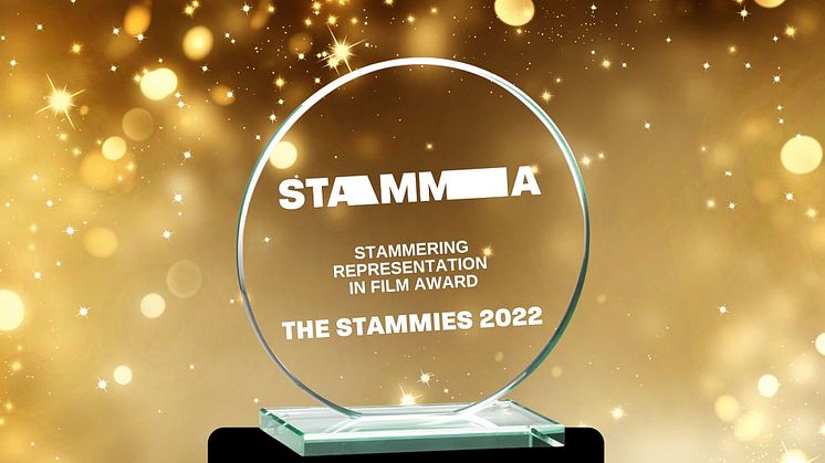 Mock up of a Stammie Award which will be presented to award-winners.