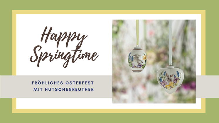 In der neuen Sammelkollektion Ostern 2022 präsentiert Hutschenreuther ein freudiges Frühlingserwachen auf edlem Porzellan.
