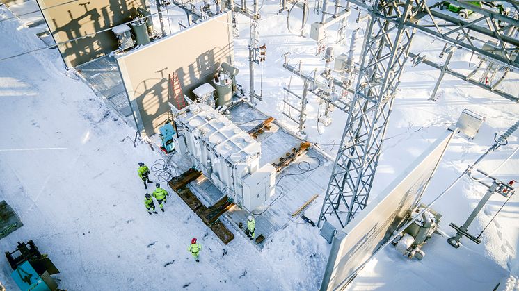 Nu är de här: transformatorerna som möjliggör Luleå Industripark