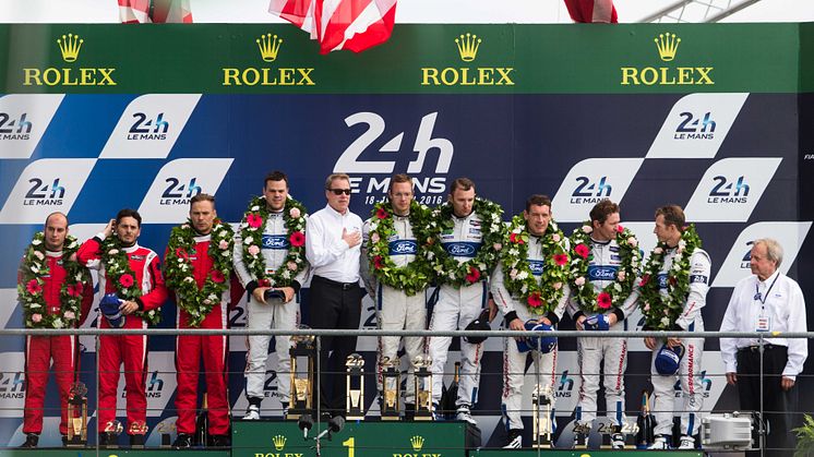 Le Mans podium 2016