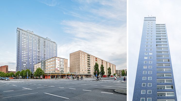 Renoveringen av Kronprinsens karaktäristiska fasad prisas. Foto: Johannes Alm, FOJAB