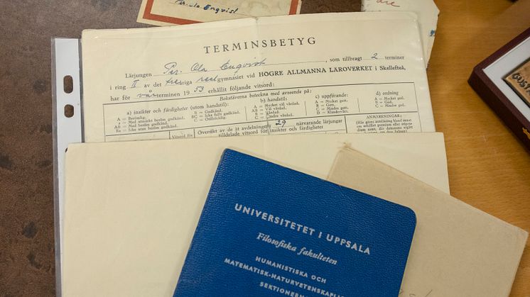 Material från PO Enqvist arkiv Umeå universitetsbibliotek