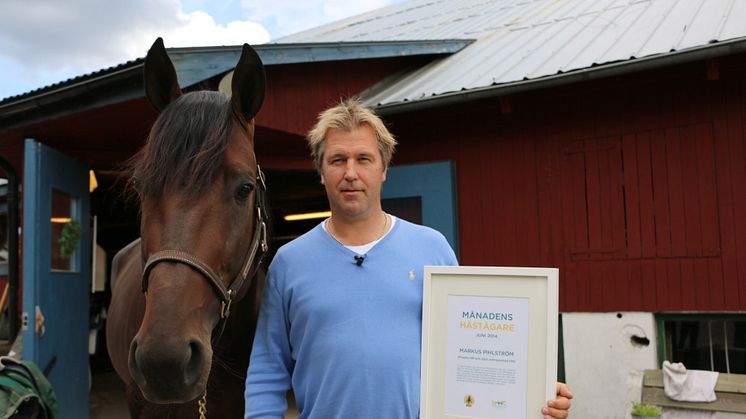 Månadens hästägare juni 2014: Markus Pihlström