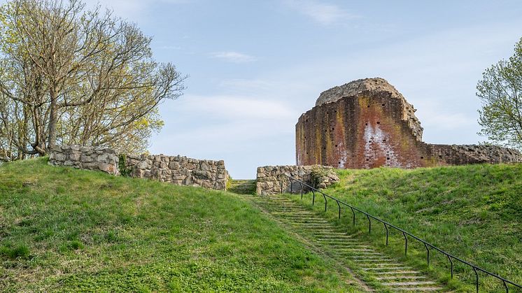 Slottsruinerna i Sölvesborg. Foto: Sölvesborgs kommun