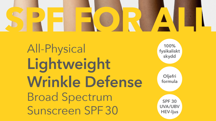 Dr Dennis Gross All Physical Lightweight Wrinkle Defense Spa 30 A4-skylt 2