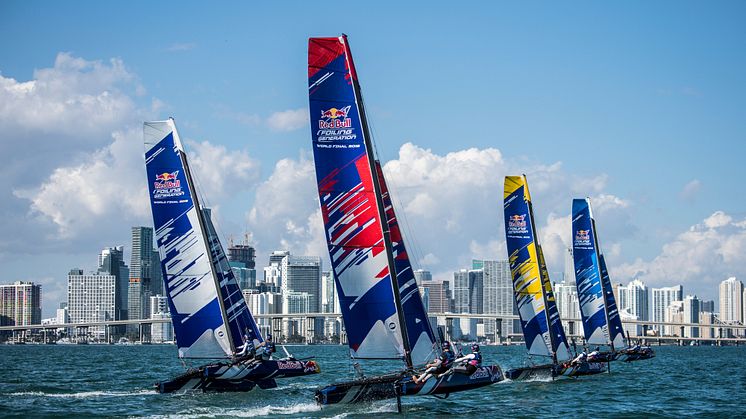 Hi-res image - YANMAR - YANMAR stepped up its support for the Red Bull Foiling Generation World Finals in November in Miami, Florida, this year – a global high-performance hydrofoil racing tournament for 16 to 20 year olds
