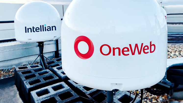 Intellian’s OneWeb user terminals installed at OneWeb HQ, London