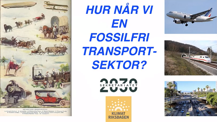 Nu finns vårt transportseminarium på YouTube!