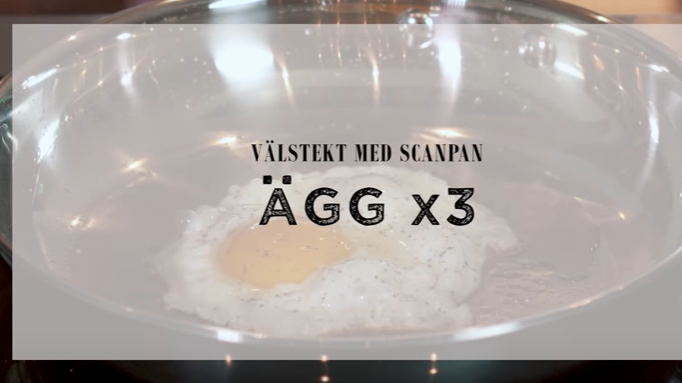 Välstekt med Scanpan: Ägg x3 