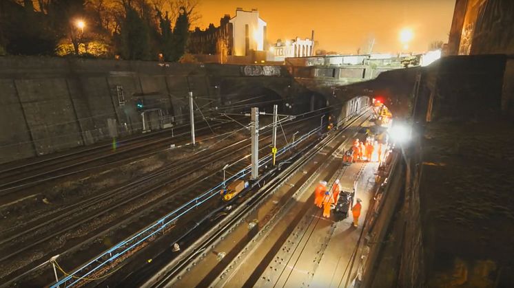 Network Rail will renew tracks between Kentish Town and St Pancras over Christmas and New Year 