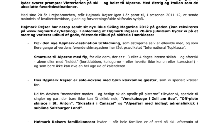 Nyt magasin på gaden - 20 års jubilæum