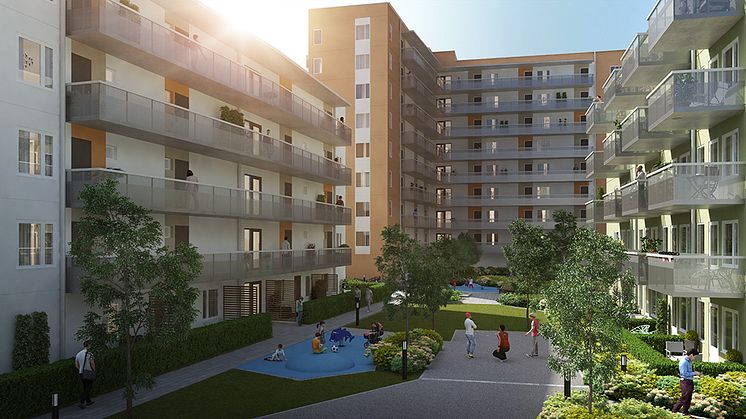 HSB säljstartar 109 yteffektiva lägenheter i centrala Jakobsberg