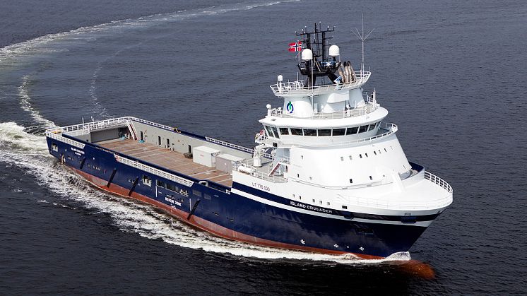 Kongsberg Maritime will convert Island Offshore's 'Island Crusader' to hybrid operation