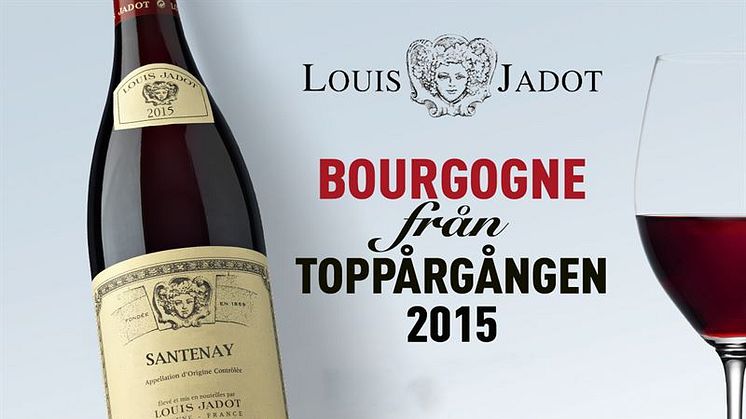 NYHET i fast sortiment 1 september - Röd drickmogen Bourgogne från toppårgången 2015