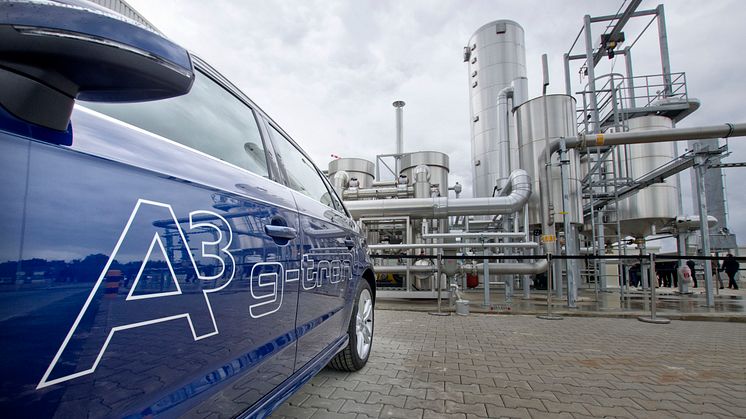 Audis e-gasanläggning stabiliserar elnätet och tillverkar förnybart bränsle
