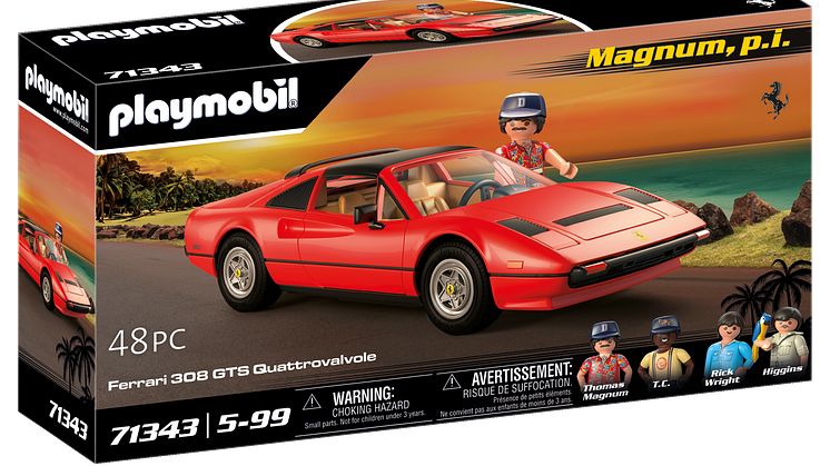 PLAYMOBIL_71343_Movie Cars - Magnum Ferrari 308GT_Box links