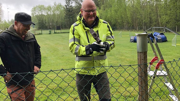 Bidraget är jätteviktigt för klubbens utveckling, säger Michael Backmann, kassör i klubben.