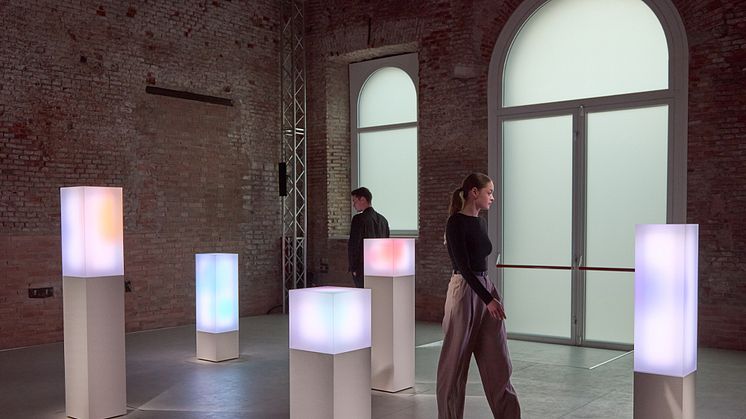 Samsungs designutstilling "Newfound Equilibrium" vises på Milan Design Week 2024