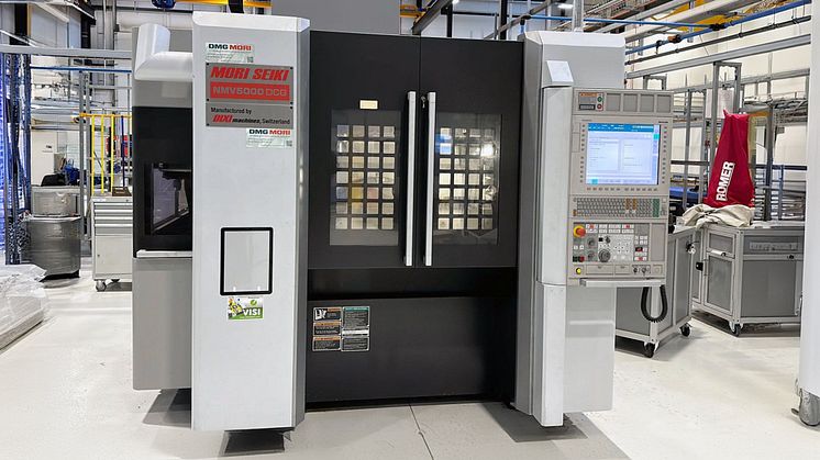 The most expensive item at the auction was the DMG MORI SEIKI NMV 5000 DCG vertical machining centre. (© Surplex).