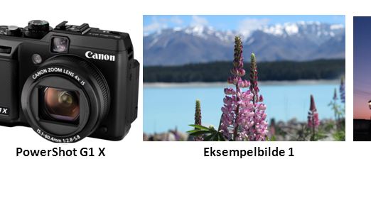 Det ekstreme kompaktkameraet Canon PowerShot G1 X –  nå tilgjengelig i Norge