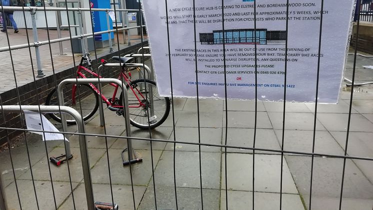 A new cycle storage hub is coming to Elstree and Borehamwood station - MORE IMAGES AVAILABLE BELOW