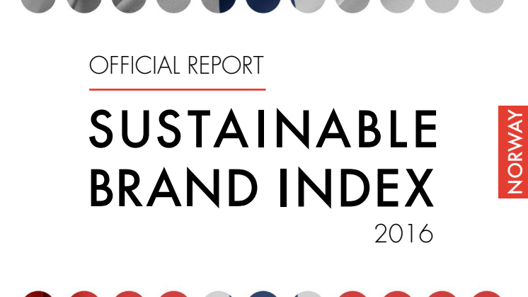 Sustainable Brand Index 2016 - Official Report Norway