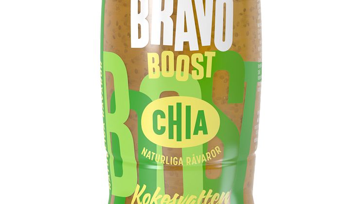 Bravo Boost Chia med kokosvatten och lime