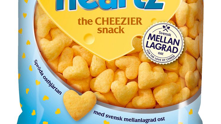 Hjärtformade ostbågar till fredagsmyset