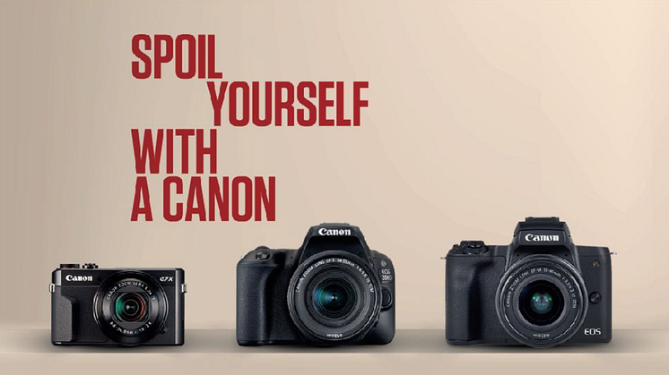 Canonin pohjoismainen talvikampanja: Spoil Yourself with a Canon 