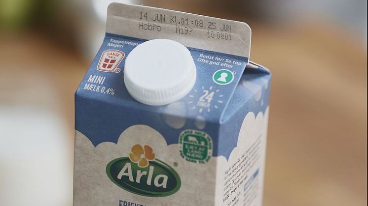92 millioner Arla mælkekartoner har fået ny datomærkning, der skal modvirke madspild 