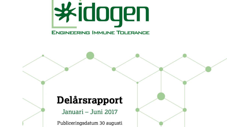 Delårsrapport Januari – Juni 2017