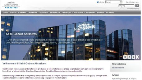 Saint-Gobain Abrasives lancerer ny hjemmeside