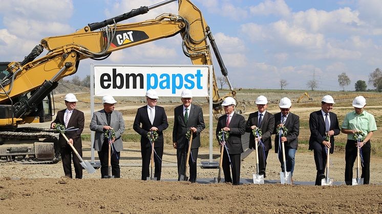 ebm-papst bygger nytt logistikcenter i Hollenbach