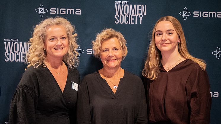 Participants at Sigma's network meeting in Gothenburg, from left: Beatrice Silow, Communications and Culture Manager at Sigma IT; Anna Serner, CEO of the Swedish Film Institute; Greta Braun, Project Manager at Production for Future.