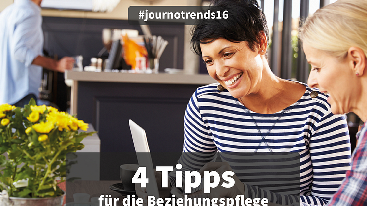 ​4 Tipps für die Beziehungspflege zu Journalisten