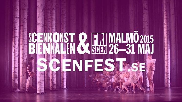 Scenfest 26-31 maj i Malmö.  I dag den 7 april släpper vi biljetterna till Scenfest.  