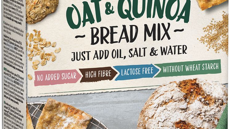 Havre og Quinoa brødblanding